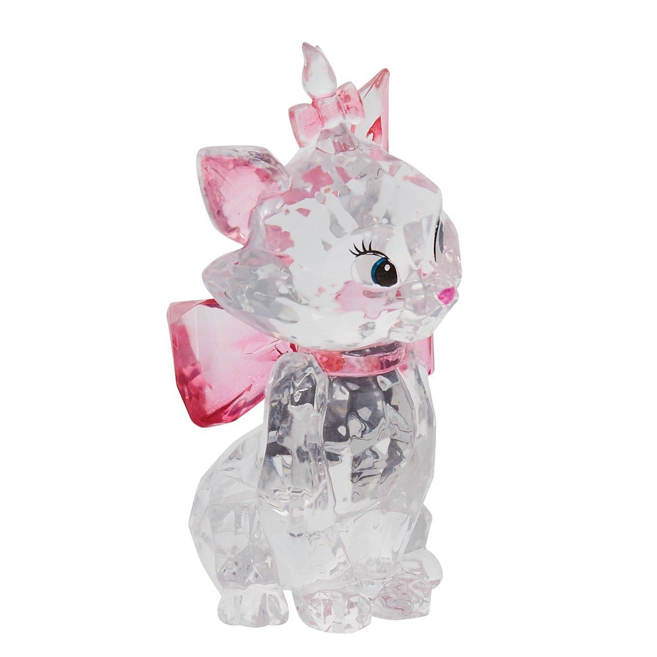 Disney Marie Facets Şeffaf Reçine Figür Biblo