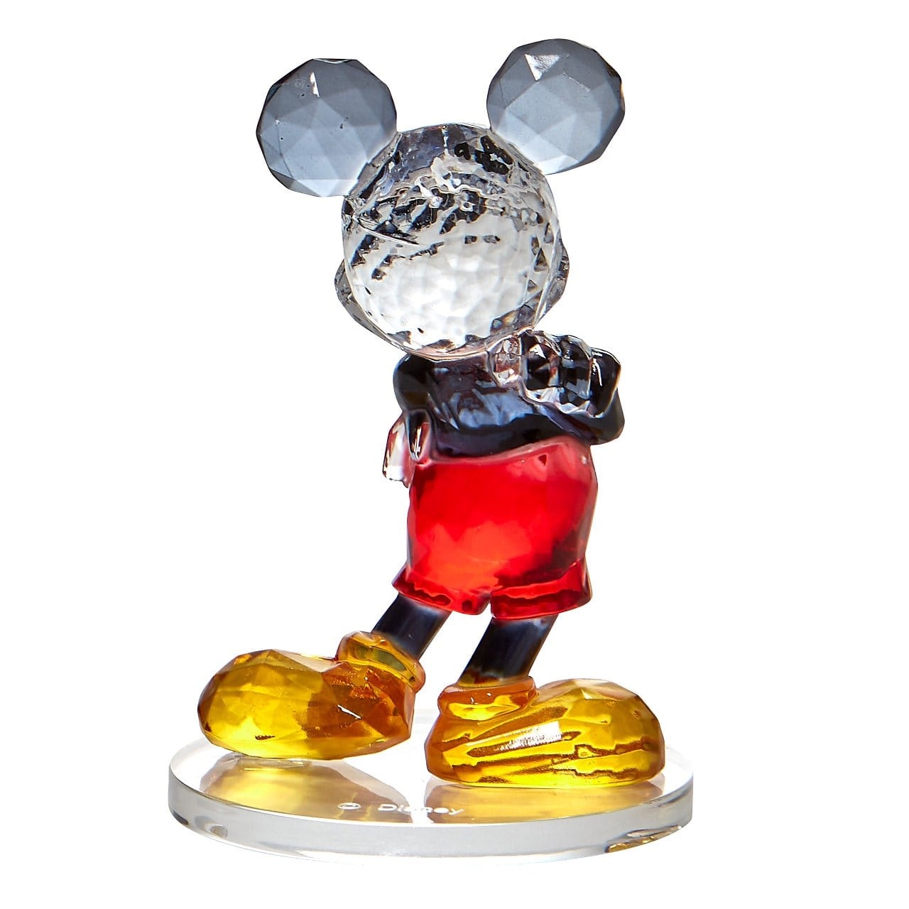 Disney Mickey Mouse Şeffaf Facets Figür Biblo