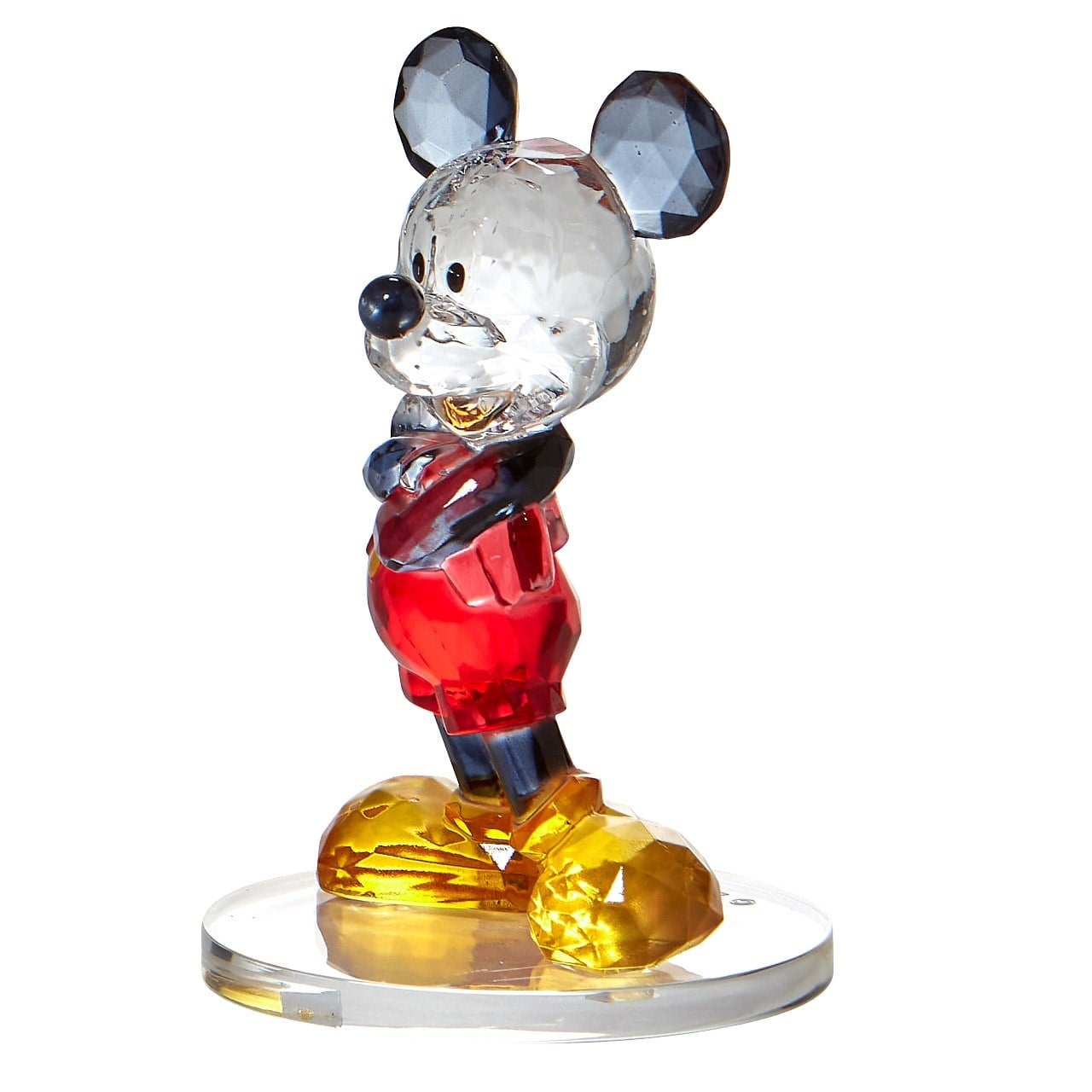 Disney Mickey Mouse Şeffaf Facets Figür Biblo