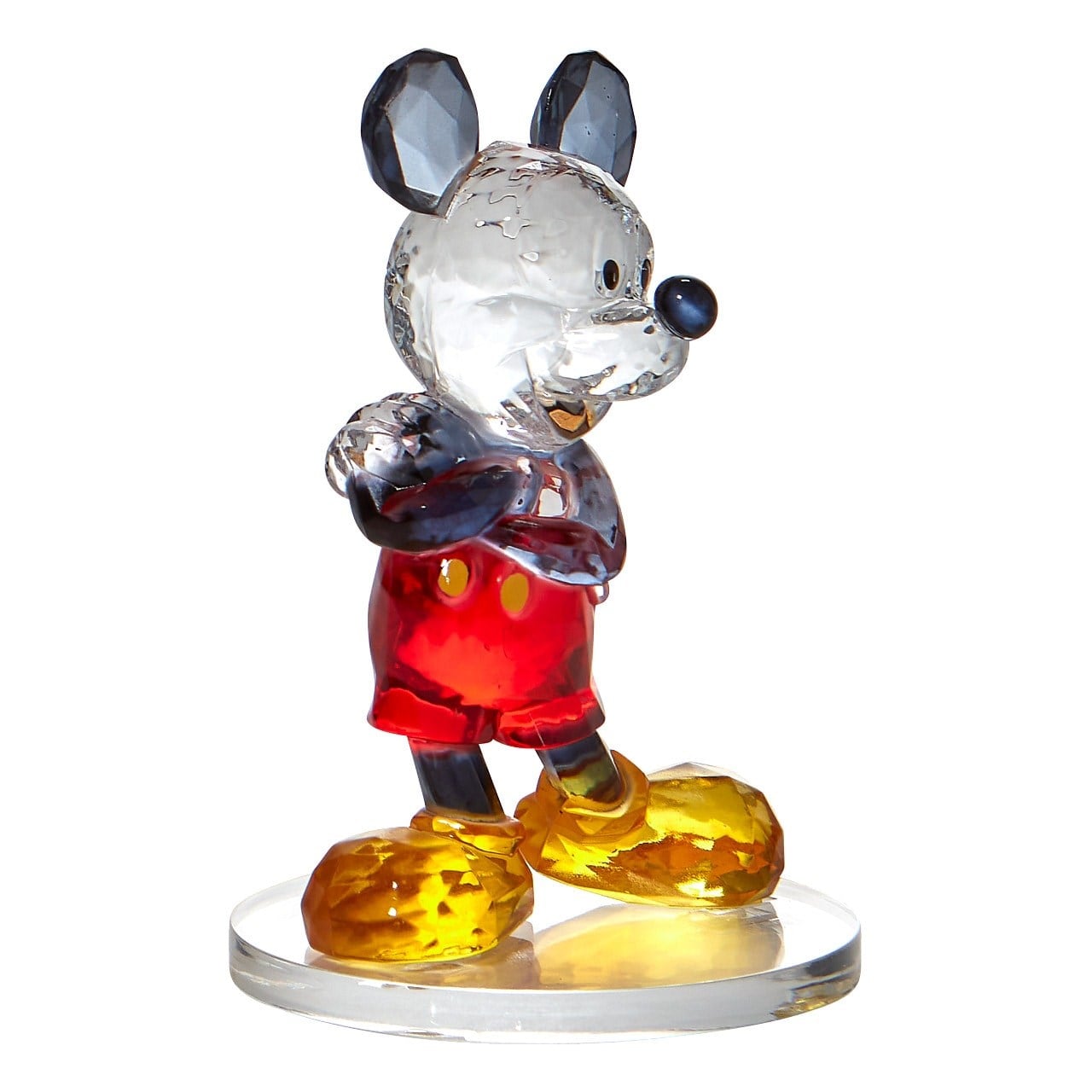 Disney Mickey Mouse Şeffaf Facets Figür Biblo