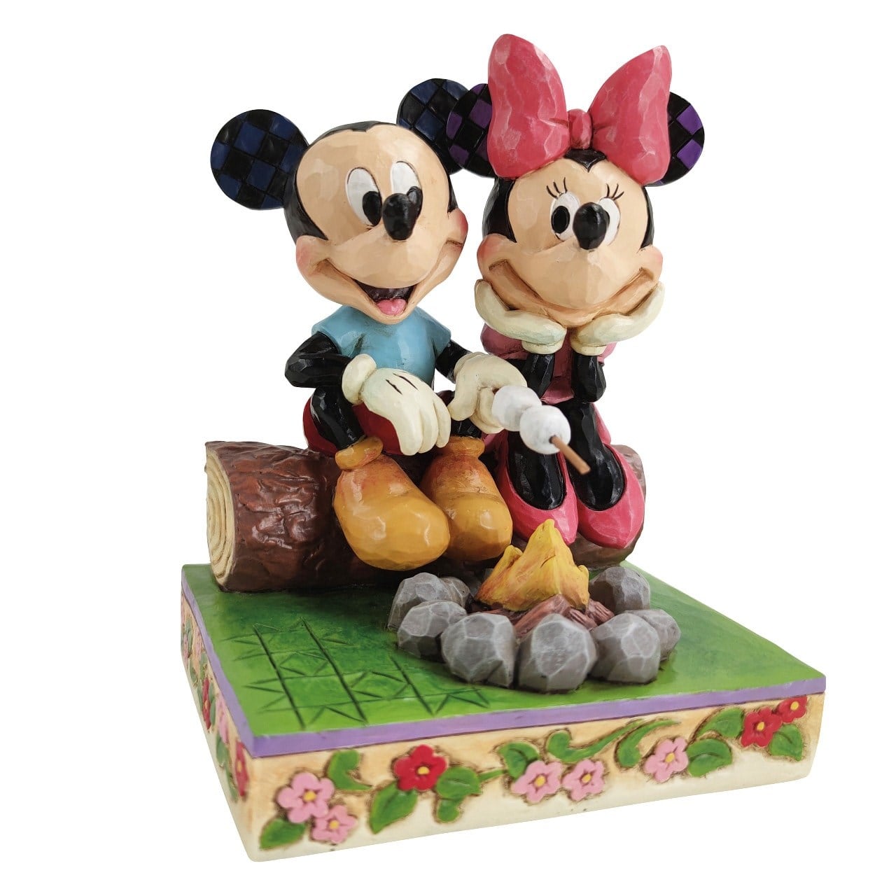 Disney Mickey ve Minnie Mouse Kamp Ateşi Figür Biblo