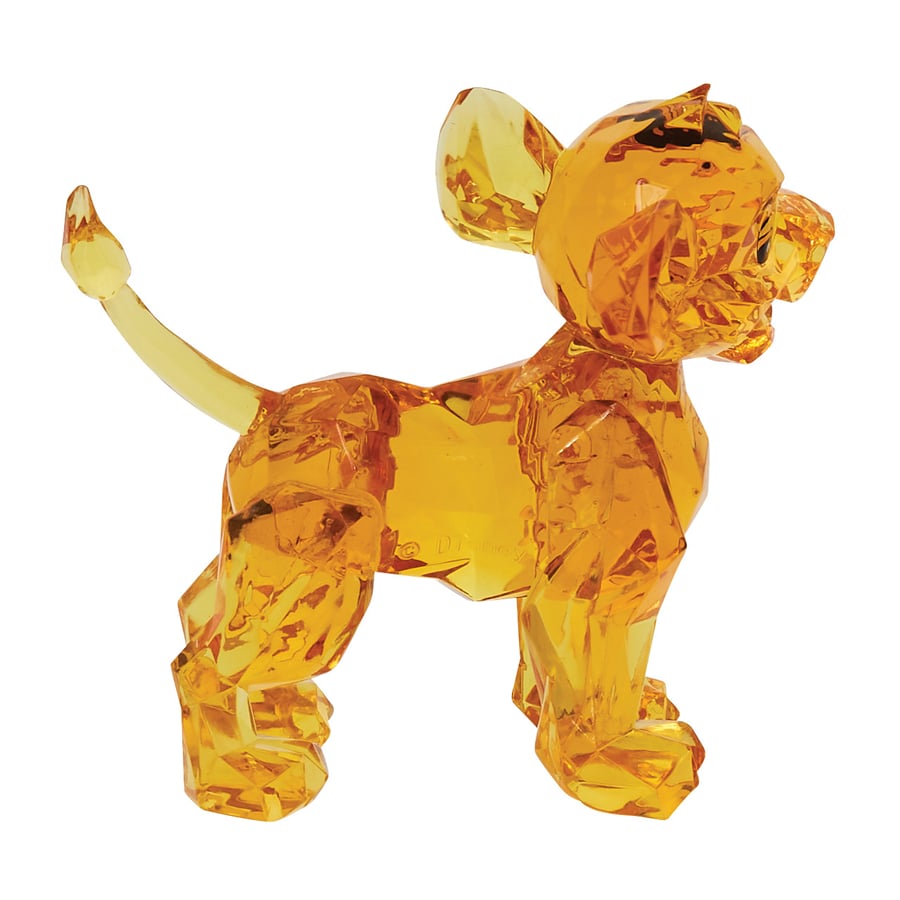 Disney Simba Facets Şeffaf Reçine Figür Biblo