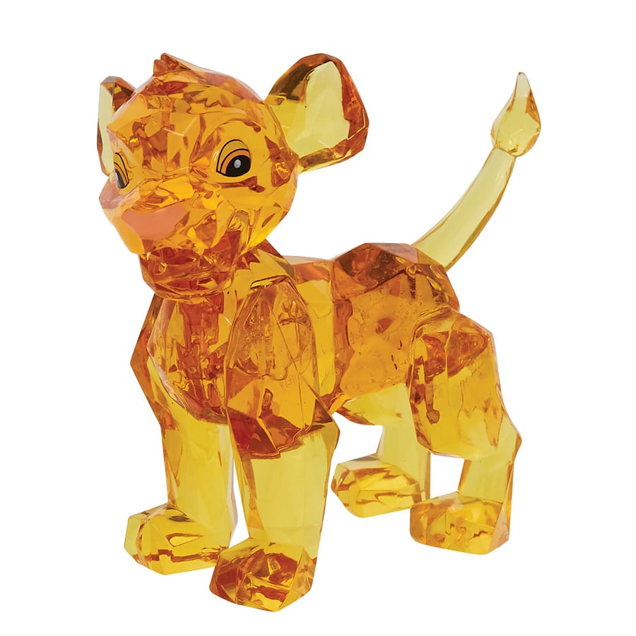 Disney Simba Facets Şeffaf Reçine Figür Biblo
