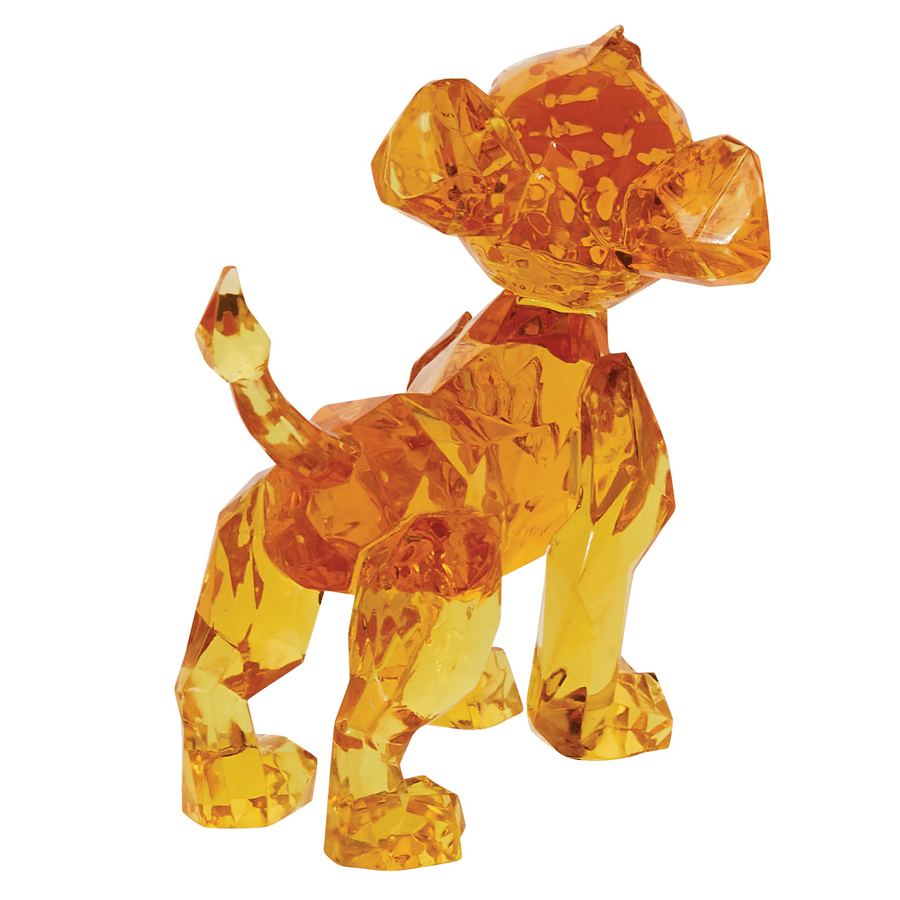 Disney Simba Facets Şeffaf Reçine Figür Biblo