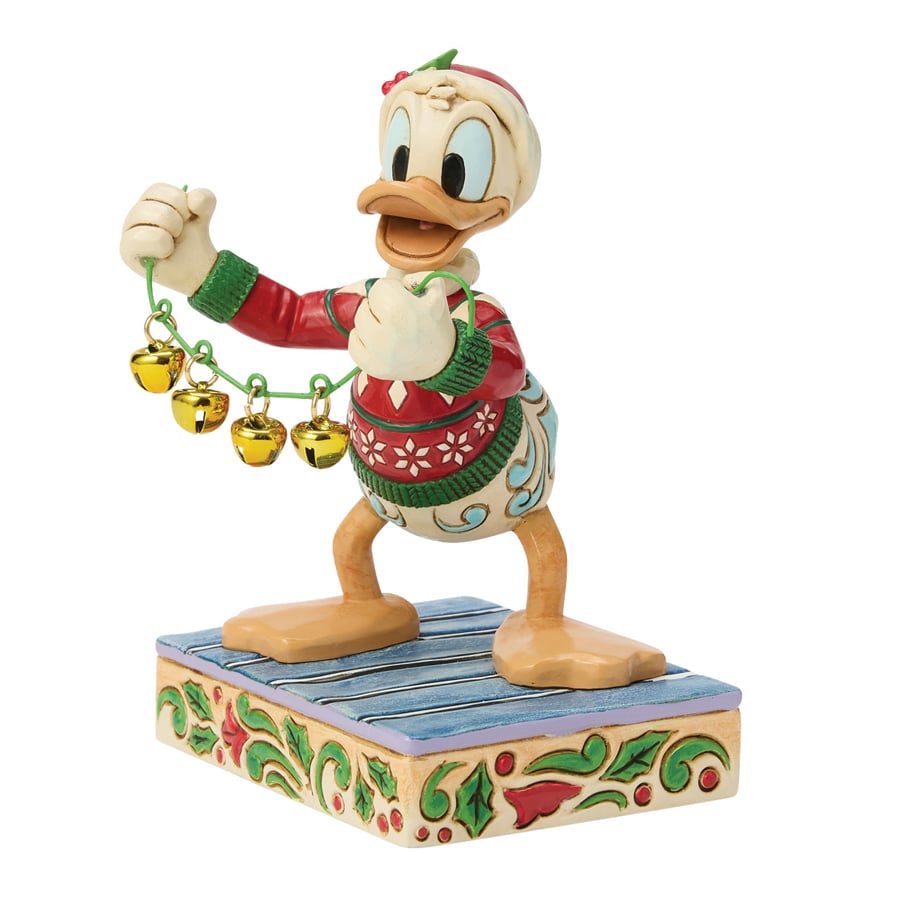 Donald Duck With Bells Lisanslı Figür Biblo Enesco Orijinal Lisanslı Koleksiyon Ürünü