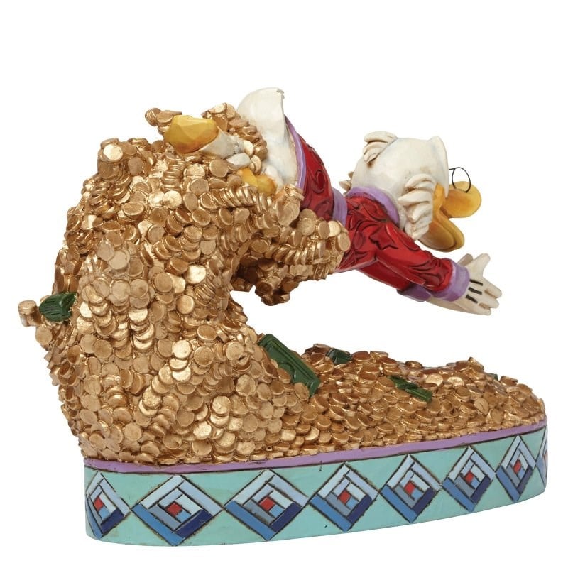 Hazine Dalışı Scrooge McDuck Varyemez Amca Figür Biblo Enesco Orijinal Lisanslı Koleksiyon Ürünü