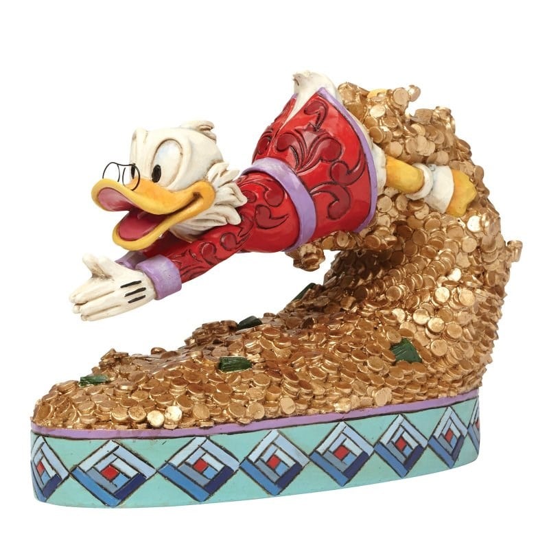 Hazine Dalışı Scrooge McDuck Varyemez Amca Figür Biblo Enesco Orijinal Lisanslı Koleksiyon Ürünü