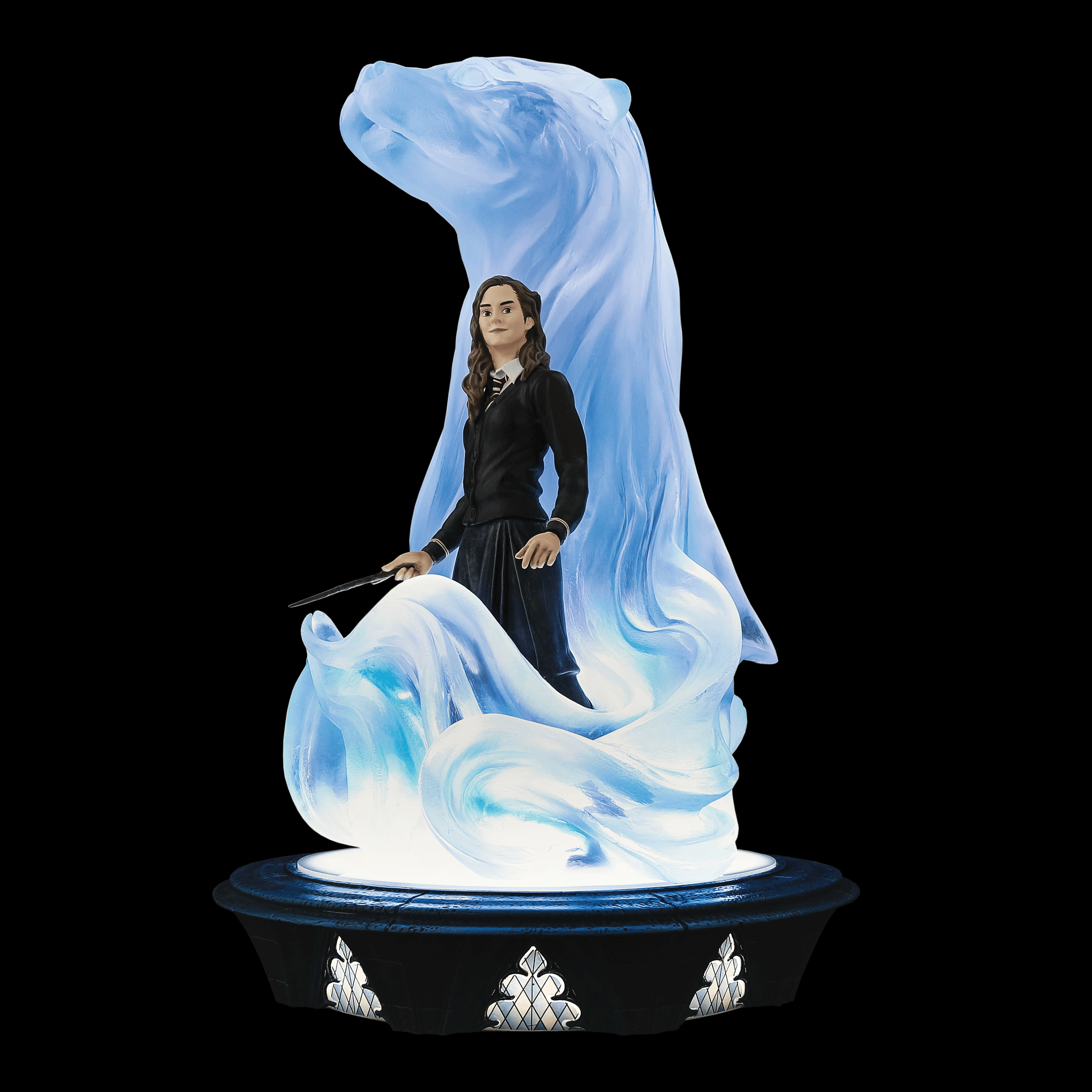 Hermione ve Patronus Işıklı Figür Biblo