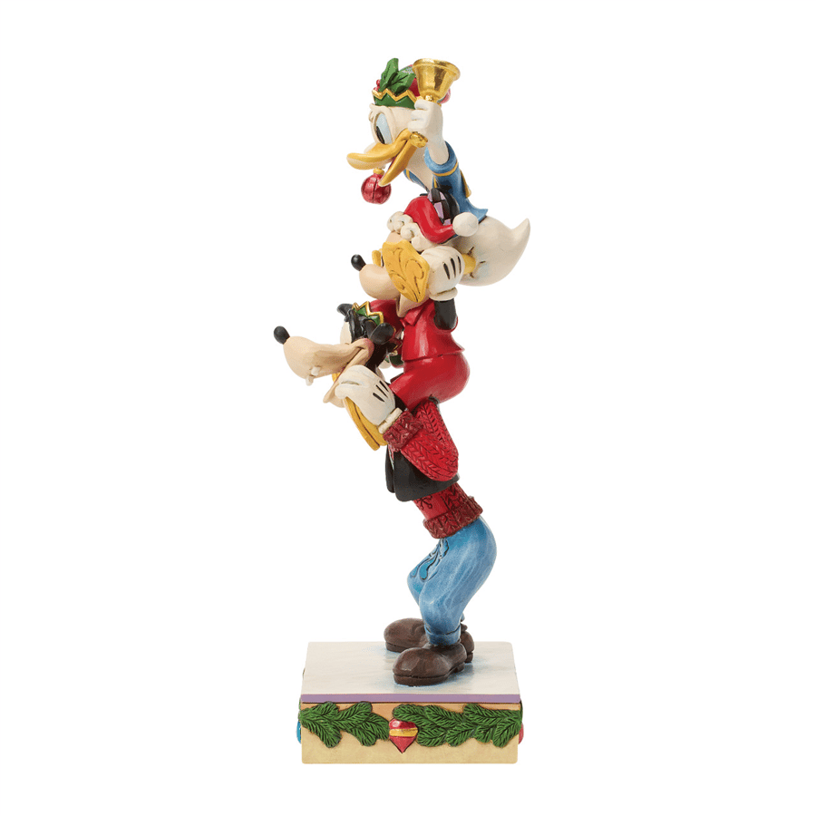 Mickey Donald & Goofy Stacked Lisanslı Figür Biblo Enesco Orijinal Lisanslı Koleksiyon Ürünü