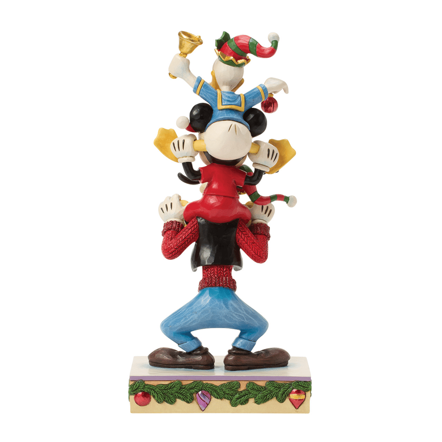 Mickey Donald & Goofy Stacked Lisanslı Figür Biblo Enesco Orijinal Lisanslı Koleksiyon Ürünü