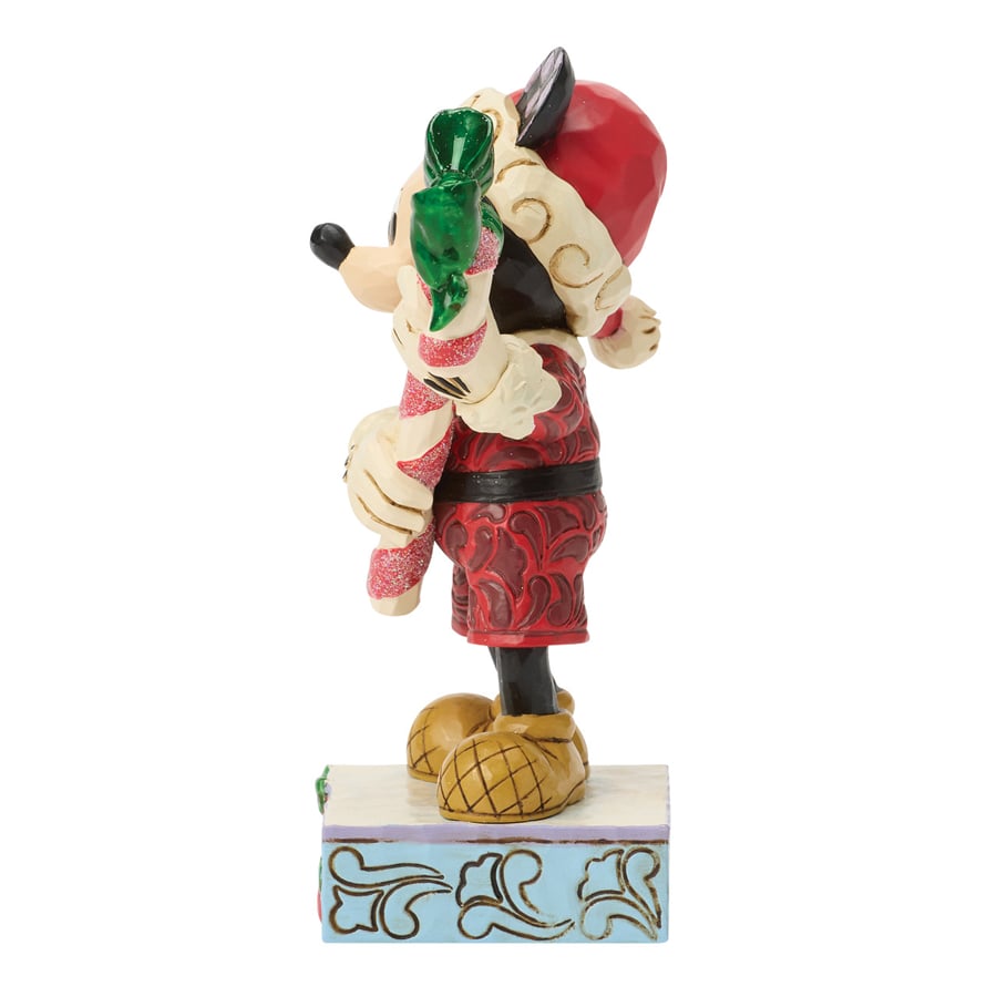 Mickey With Candy Cane Lisanslı Figür Biblo Enesco Orijinal Lisanslı Koleksiyon Ürünü