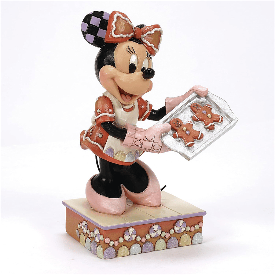 Minnie W/Gingerbread Cookies Lisanslı Figür Biblo Enesco Orijinal Lisanslı Koleksiyon Ürünü