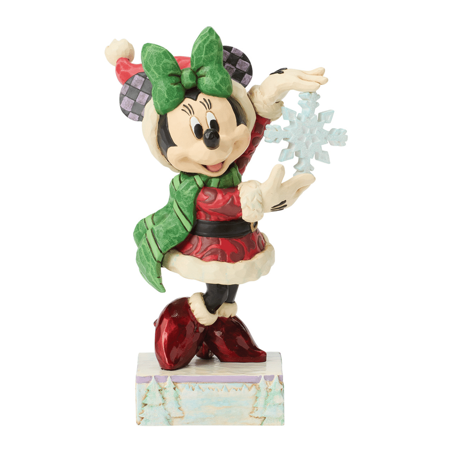 Minnie With Snowflake Lisanslı Figür Biblo Enesco Orijinal Lisanslı Koleksiyon Ürünü