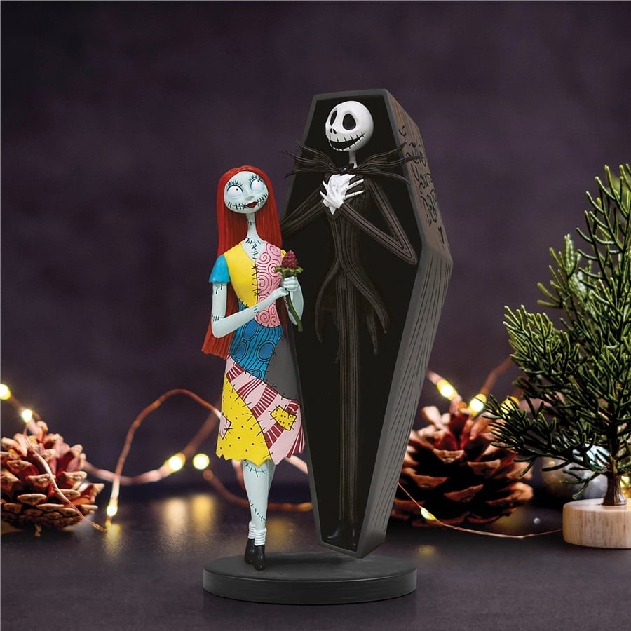 Nightmare Before Christmas Jack ve Sally Lisanslı Figür
