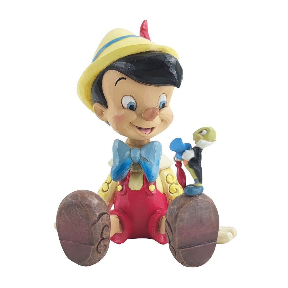Pinocchio And Jiminy Sitting Lisanslı Figür Biblo