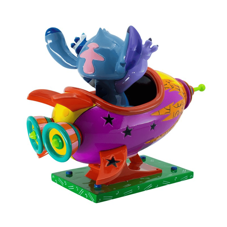 Stitch Rocket Ship Figurine Lisanslı Figür Biblo Enesco Orijinal Lisanslı Koleksiyon Ürünü