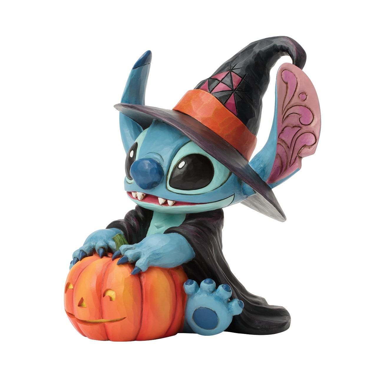 Stitch Witch (Cadı Stitch) ve Balkabağı Figürü Disney Traditions Orijinal Lisanslı Koleksiyon Ürünü