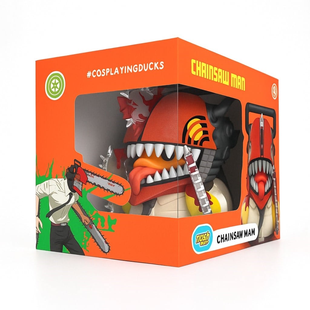 Tubbz Chainsaw Man Boxed Lisanslı Cosplay Ördek Collectible Figür