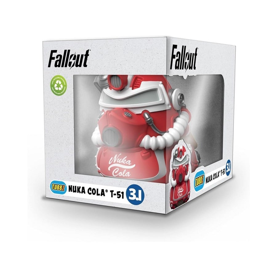 Tubbz Fallout Boxed Nuka Cola T-51 Lisanslı Cosplay Ördek Collectible Figür