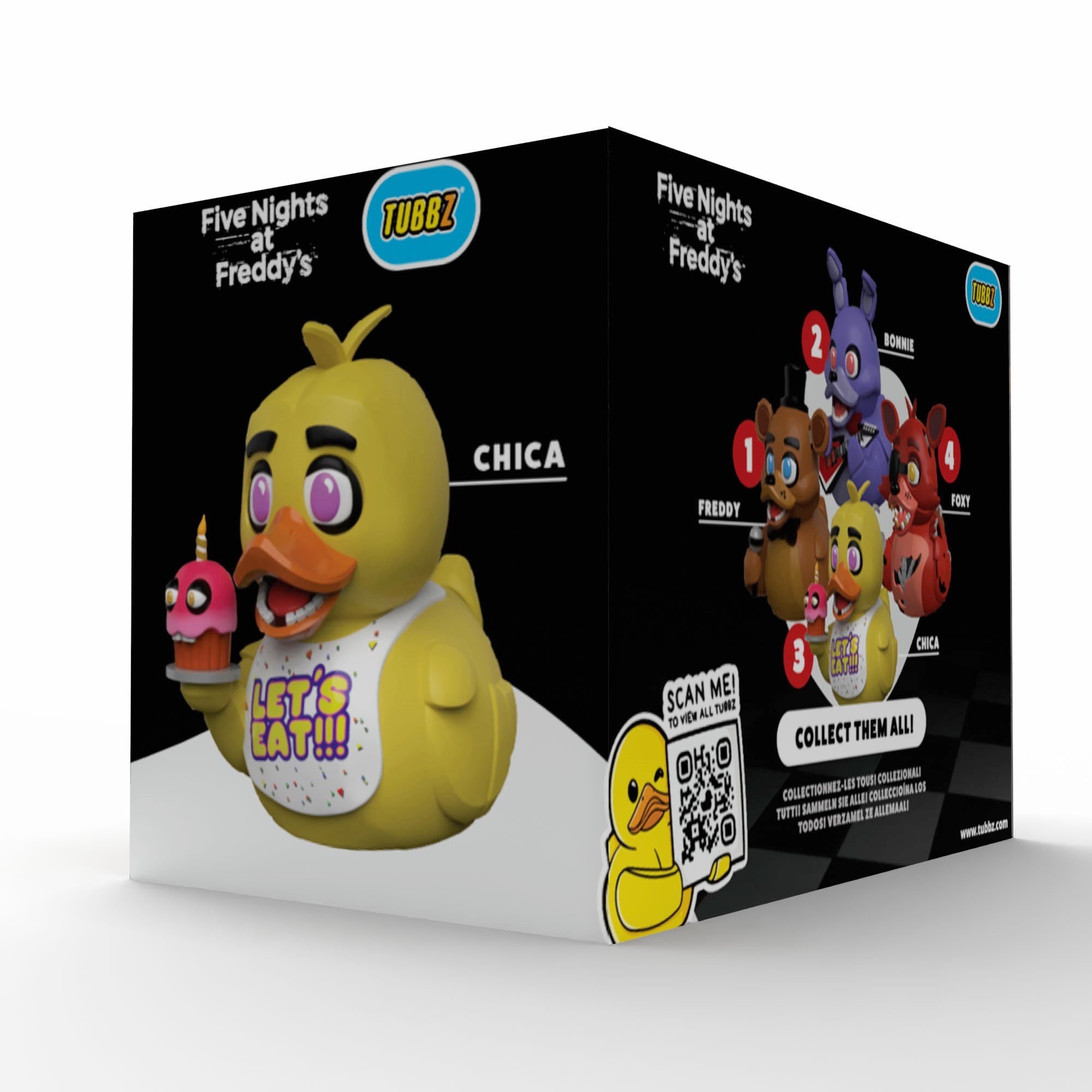 Tubbz FNAF Chica Boxed Lisanslı Cosplay Ördek Collectible Figür