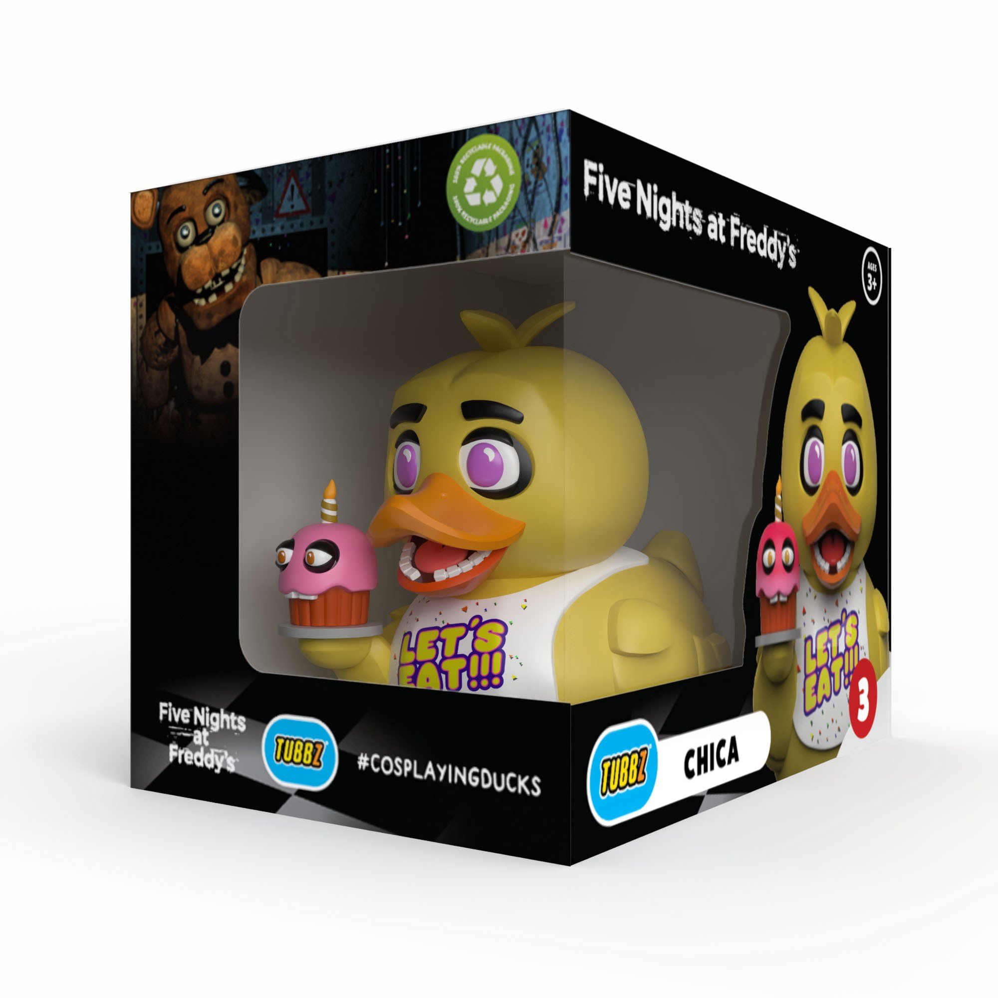 Tubbz FNAF Chica Boxed Lisanslı Cosplay Ördek Collectible Figür