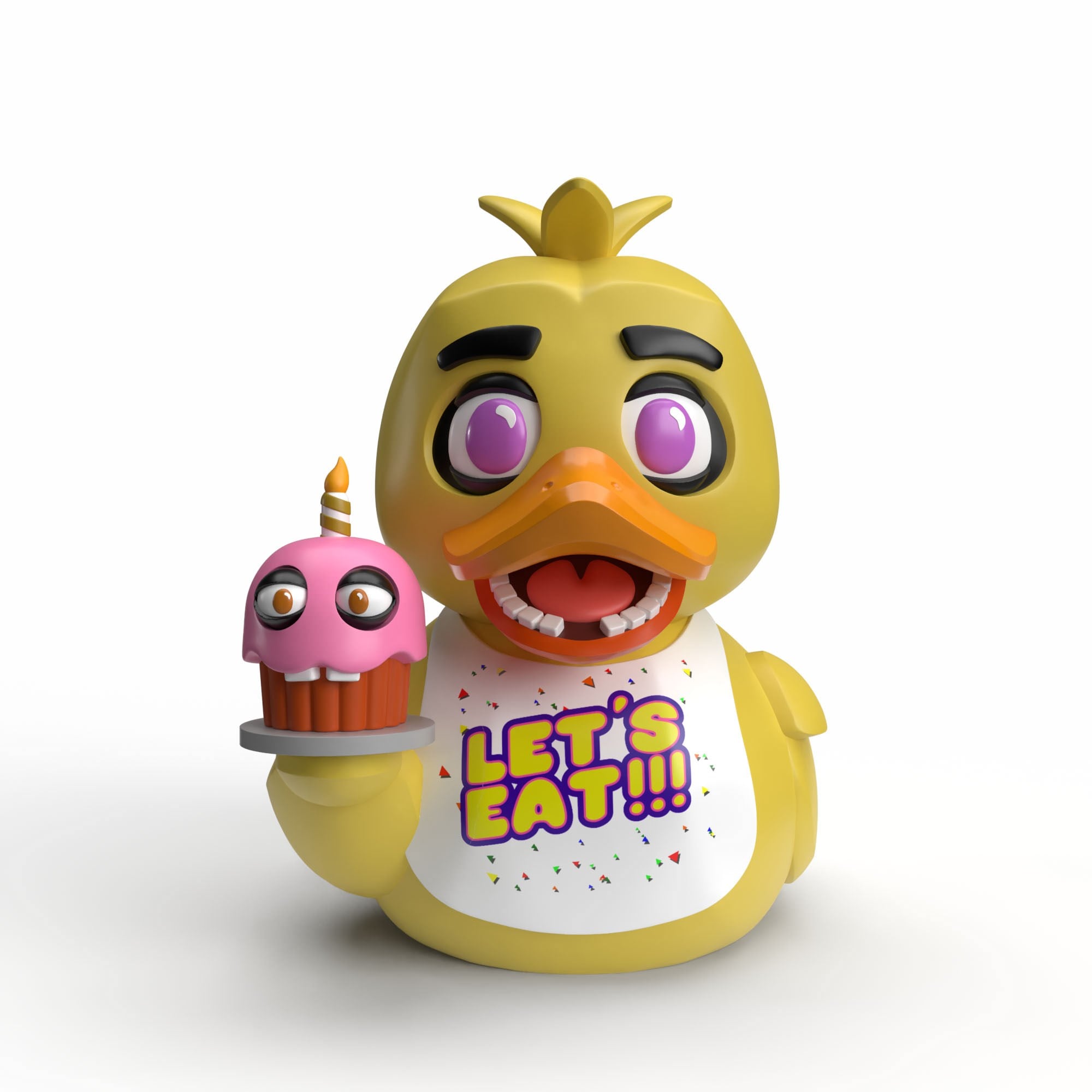 Tubbz FNAF Chica Boxed Lisanslı Cosplay Ördek Collectible Figür