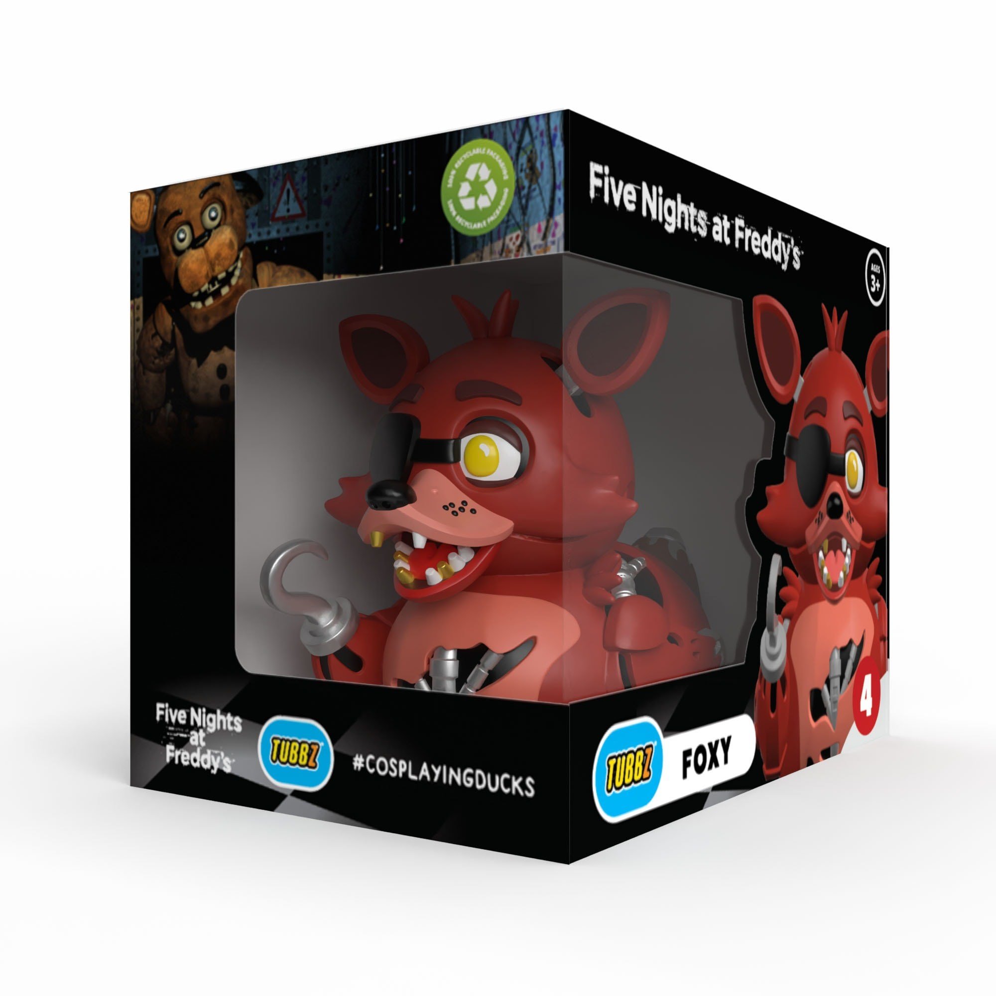 Tubbz FNAF Foxy Boxed Lisanslı Cosplay Ördek Collectible Figür