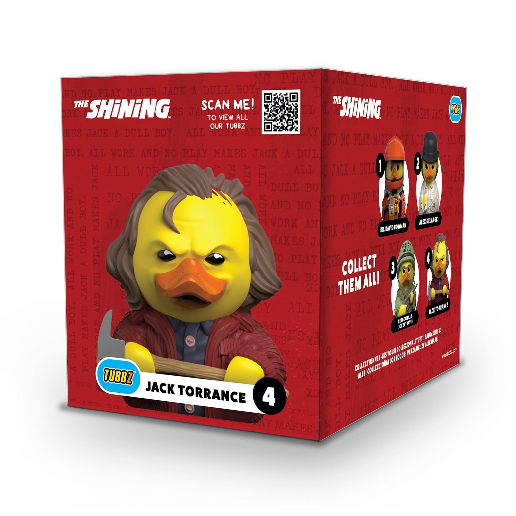 Tubbz Kubrick The Shining BOXED Jack Torrance Lisanslı Cosplay Ördek Collectible Figür