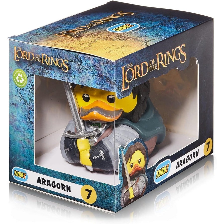 Tubbz Lord Of The Rings Boxed Aragorn Lisanslı Cosplay Ördek Collectible Figür