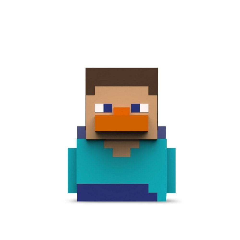 Tubbz Minecraft MINI Steve Lisanslı Cosplay Ördek Collectible Figür