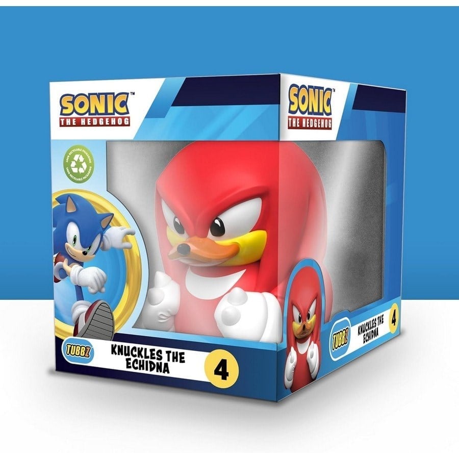 Tubbz Sonic Boxed Knuckles Lisanslı Cosplay Ördek Collectible Figür