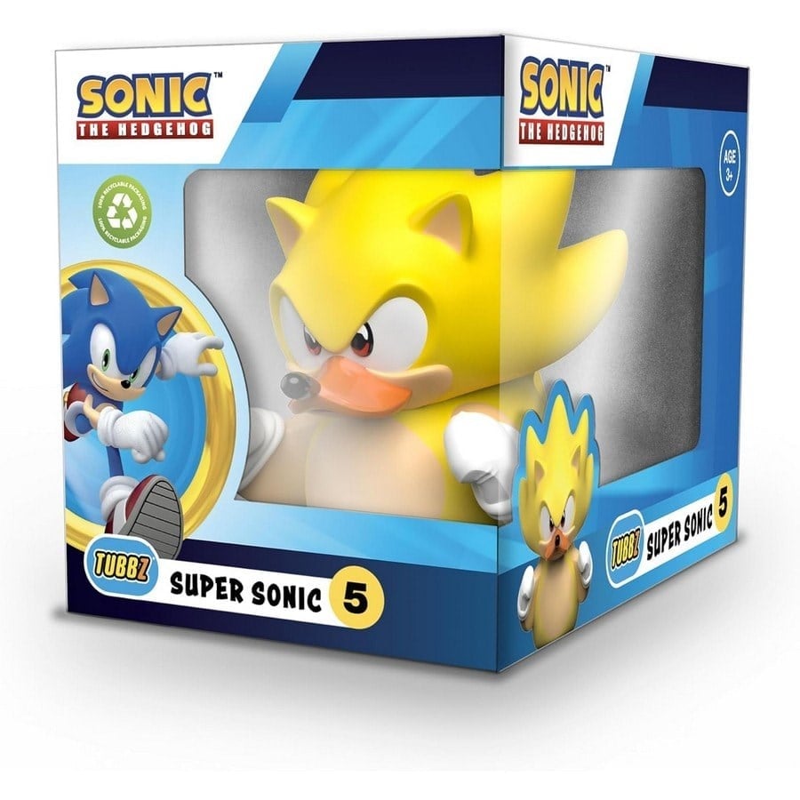Tubbz Sonic Boxed Super Sonic Lisanslı Cosplay Ördek Collectible Figür