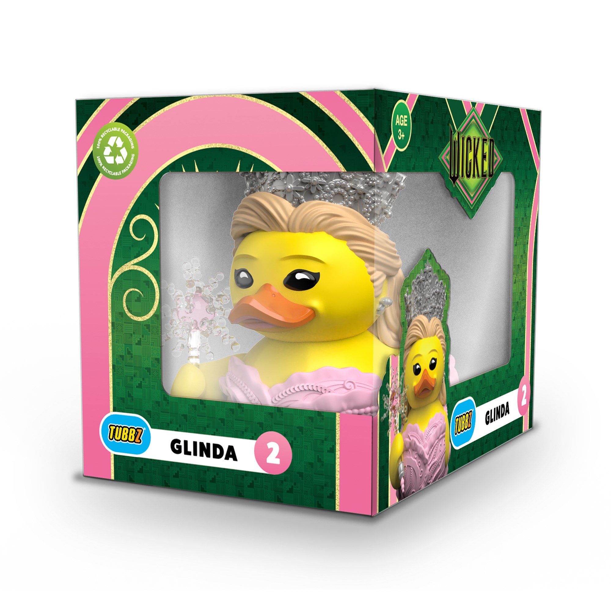 Tubbz Wicked Glinda Upland Boxed Lisanslı Cosplay Ördek Collectible Figür