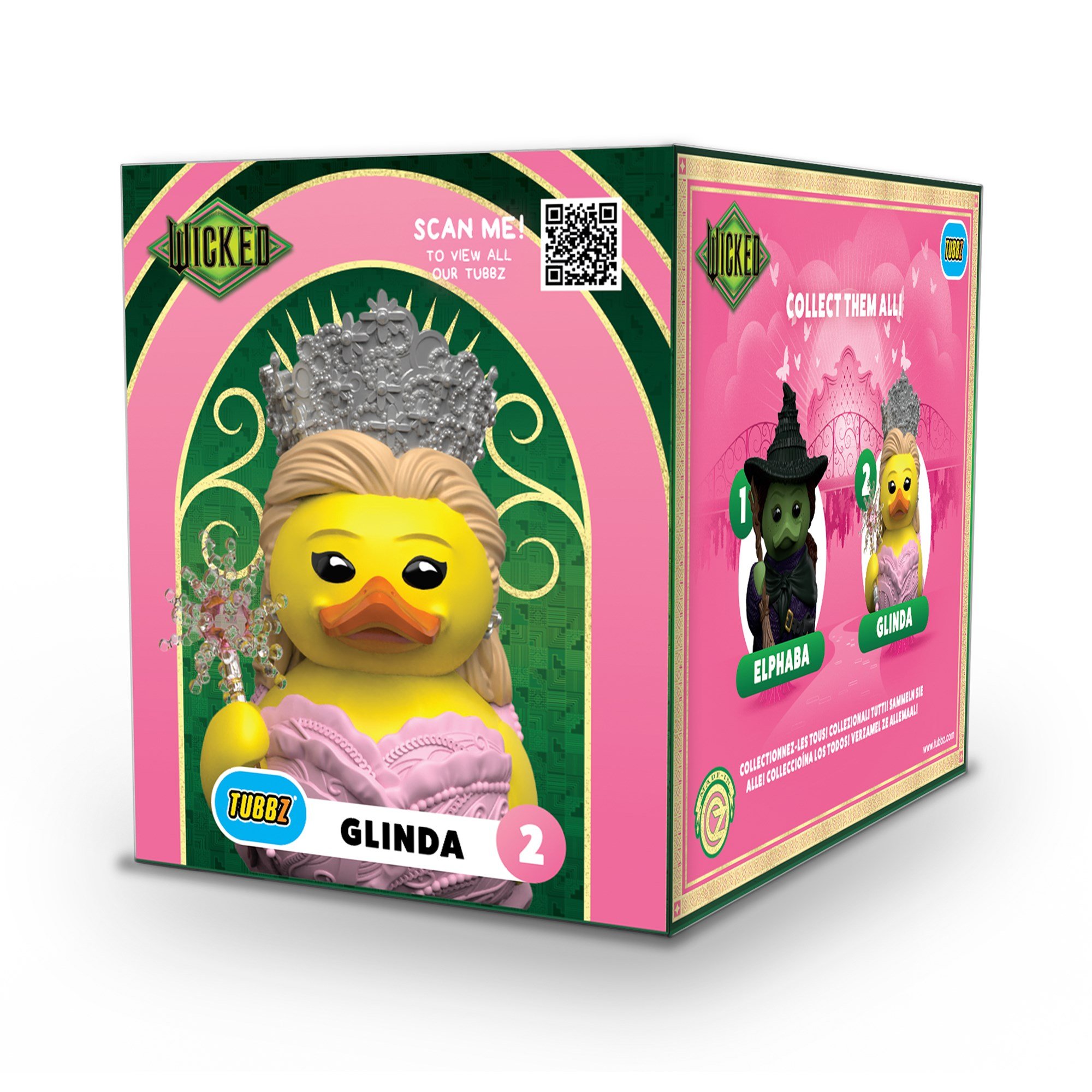 Tubbz Wicked Glinda Upland Boxed Lisanslı Cosplay Ördek Collectible Figür