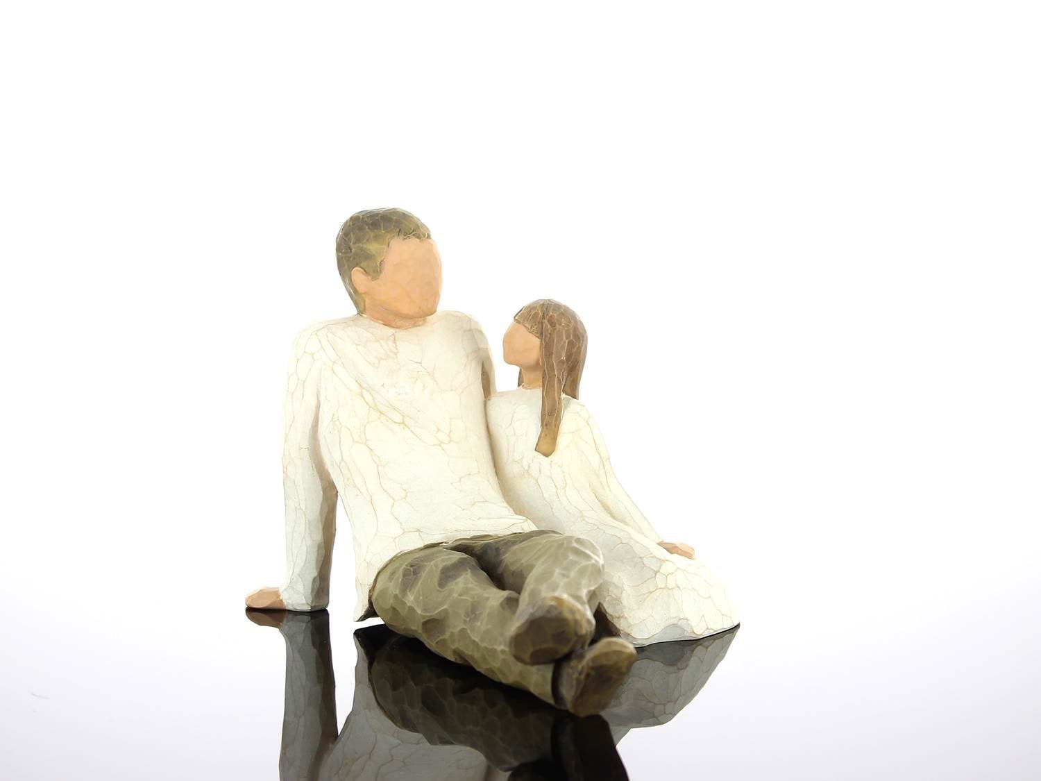 Willow Tree Father and Daughter Baba Ve Kızı Dekoratif Figür Biblo