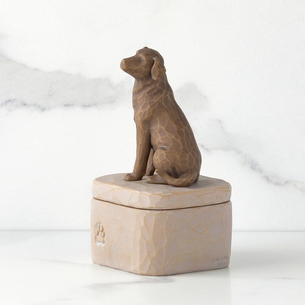 Willow Tree Love my Dog Keepsake Box Köpeğimi Seviyorum Hatıra Kutusu