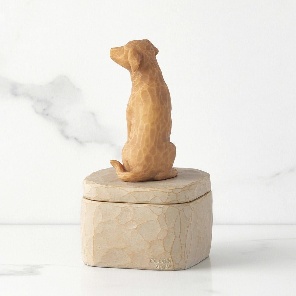 Willow Tree Love my Dog Keepsake Box Köpeğimi Seviyorum Hatıra Kutusu