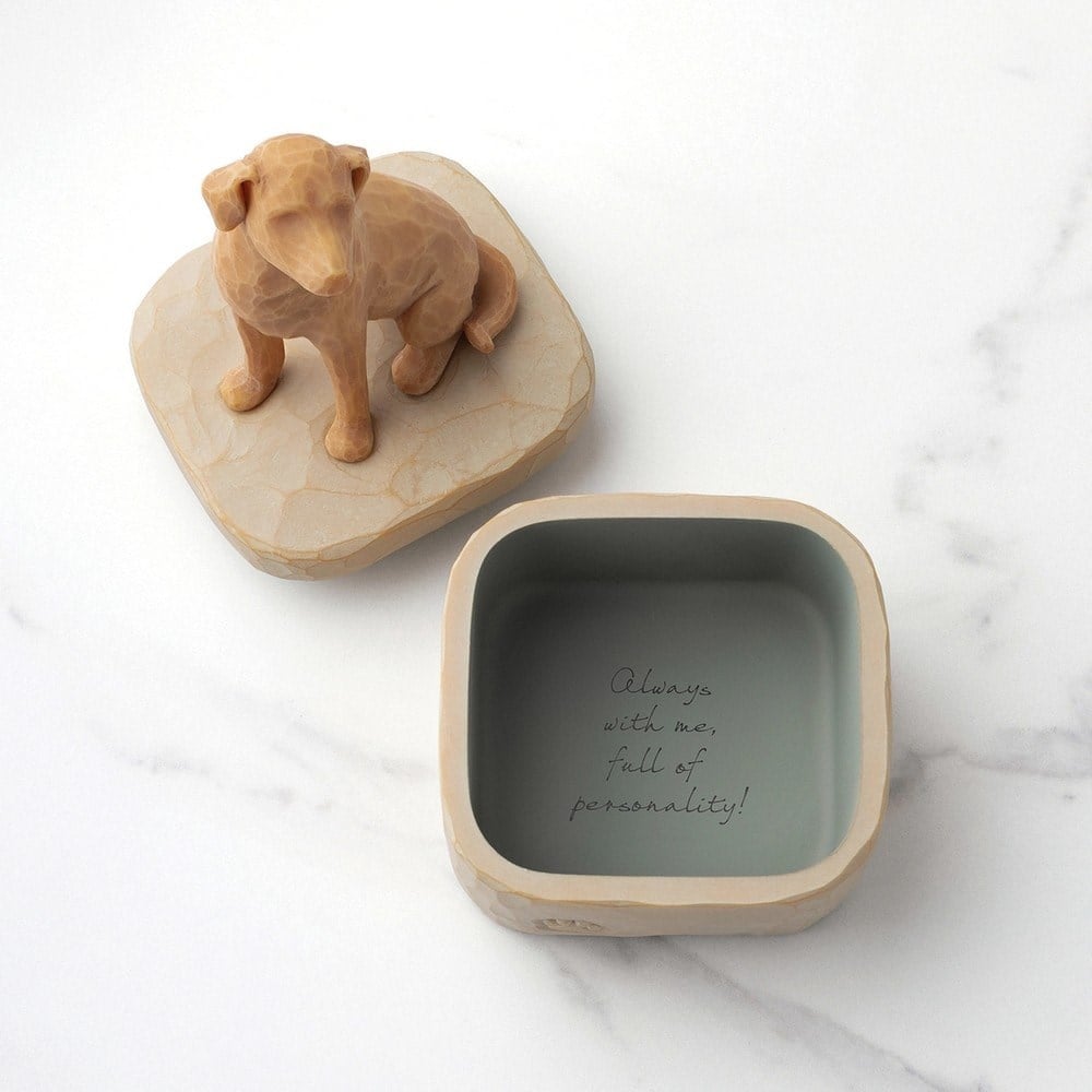 Willow Tree Love my Dog Keepsake Box Köpeğimi Seviyorum Hatıra Kutusu