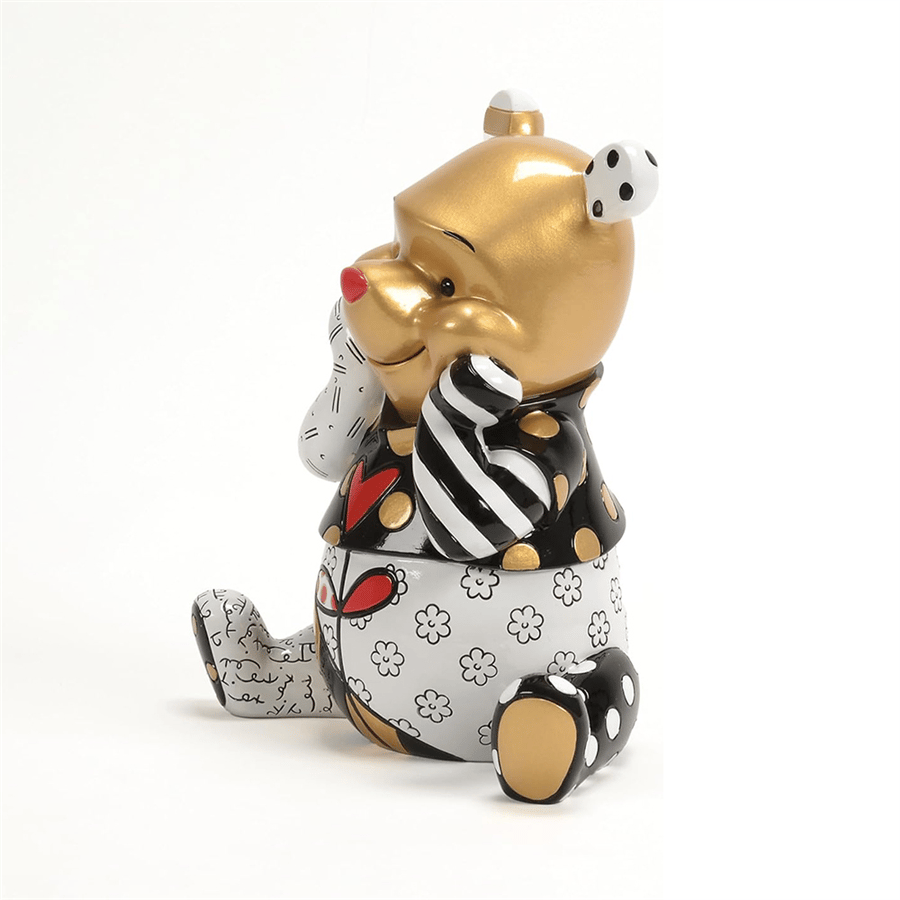 Winnie The Pooh Gold Midas Lisanslı Figür Biblo Enesco Orijinal Lisanslı Koleksiyon Ürünü