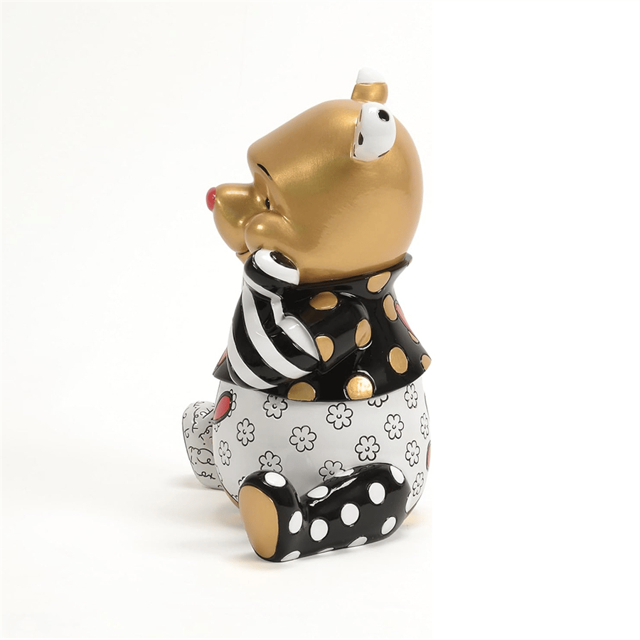 Winnie The Pooh Gold Midas Lisanslı Figür Biblo Enesco Orijinal Lisanslı Koleksiyon Ürünü