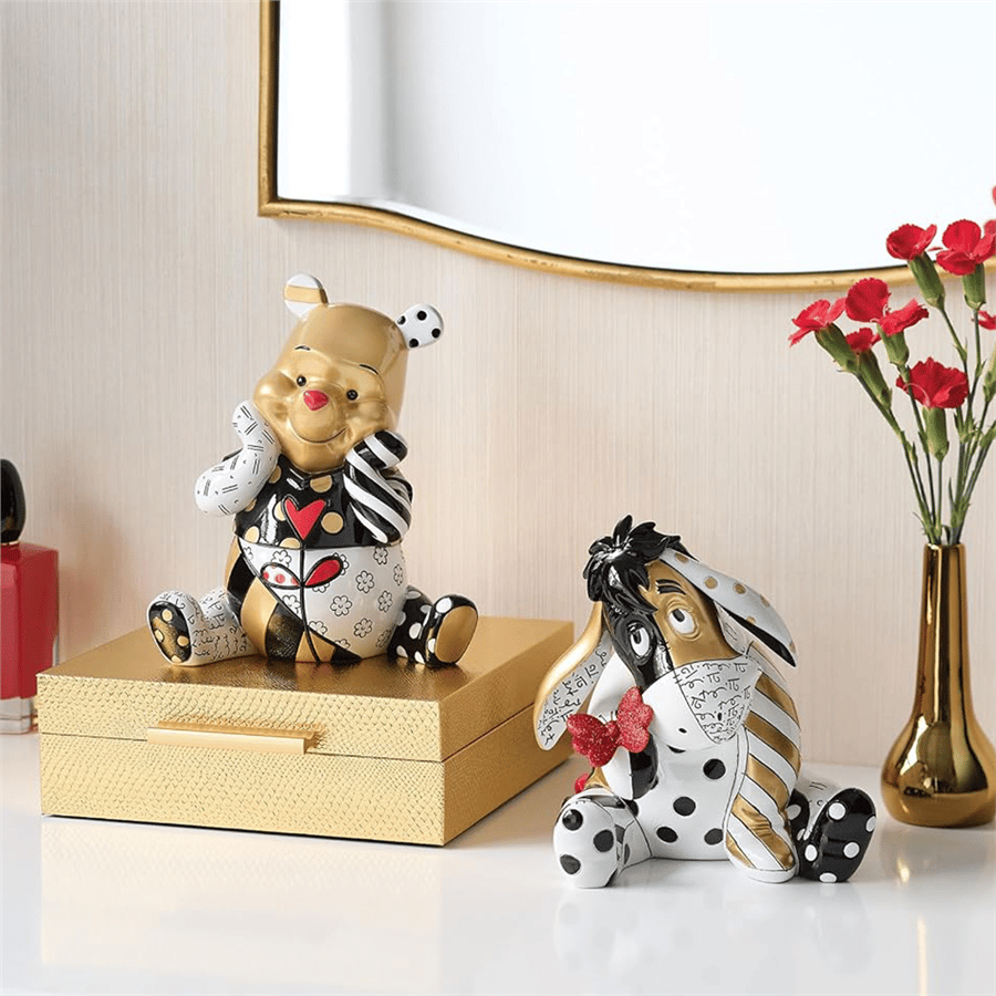 Winnie The Pooh Gold Midas Lisanslı Figür Biblo Enesco Orijinal Lisanslı Koleksiyon Ürünü