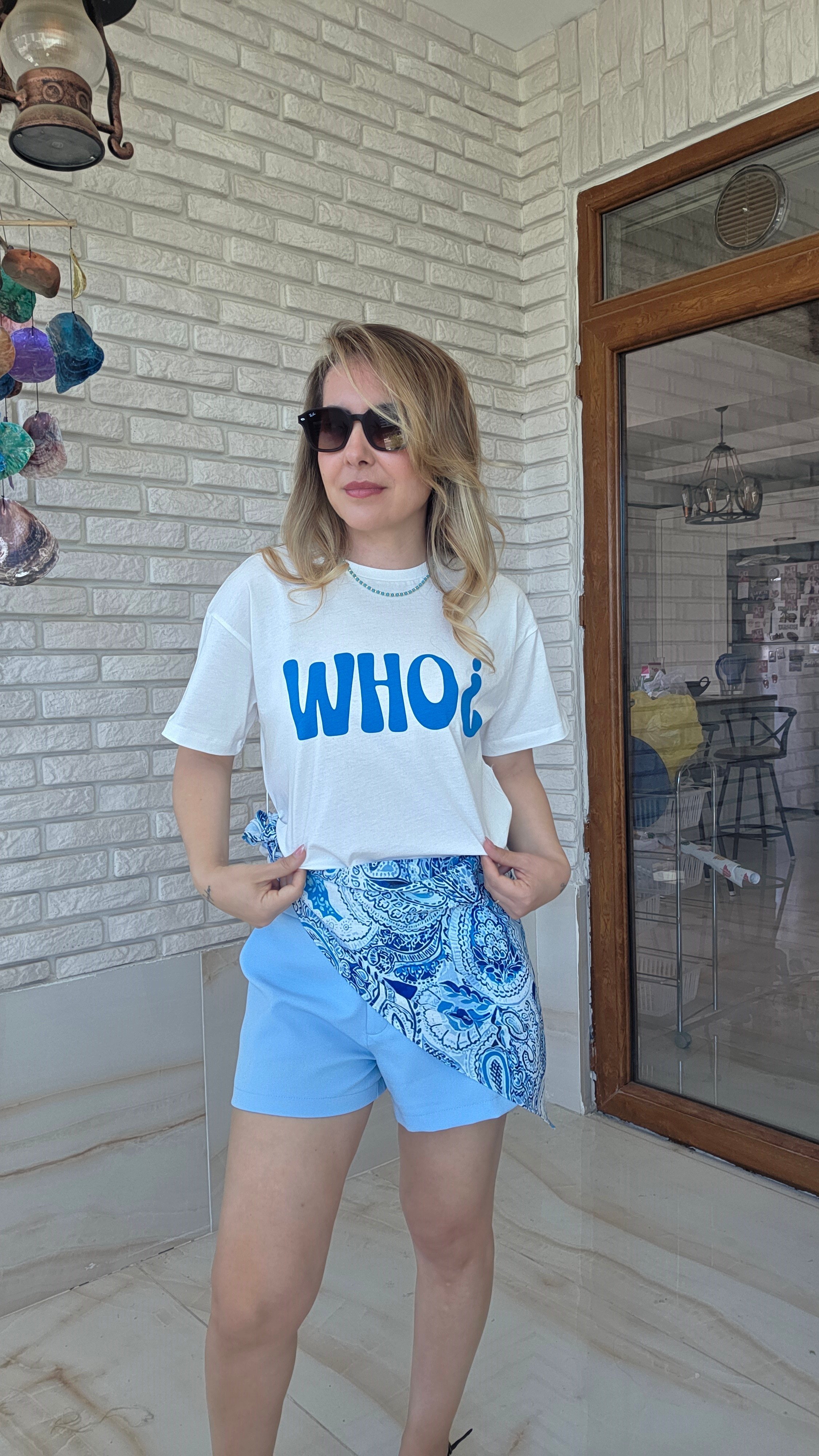 Fularlı Tshirt 