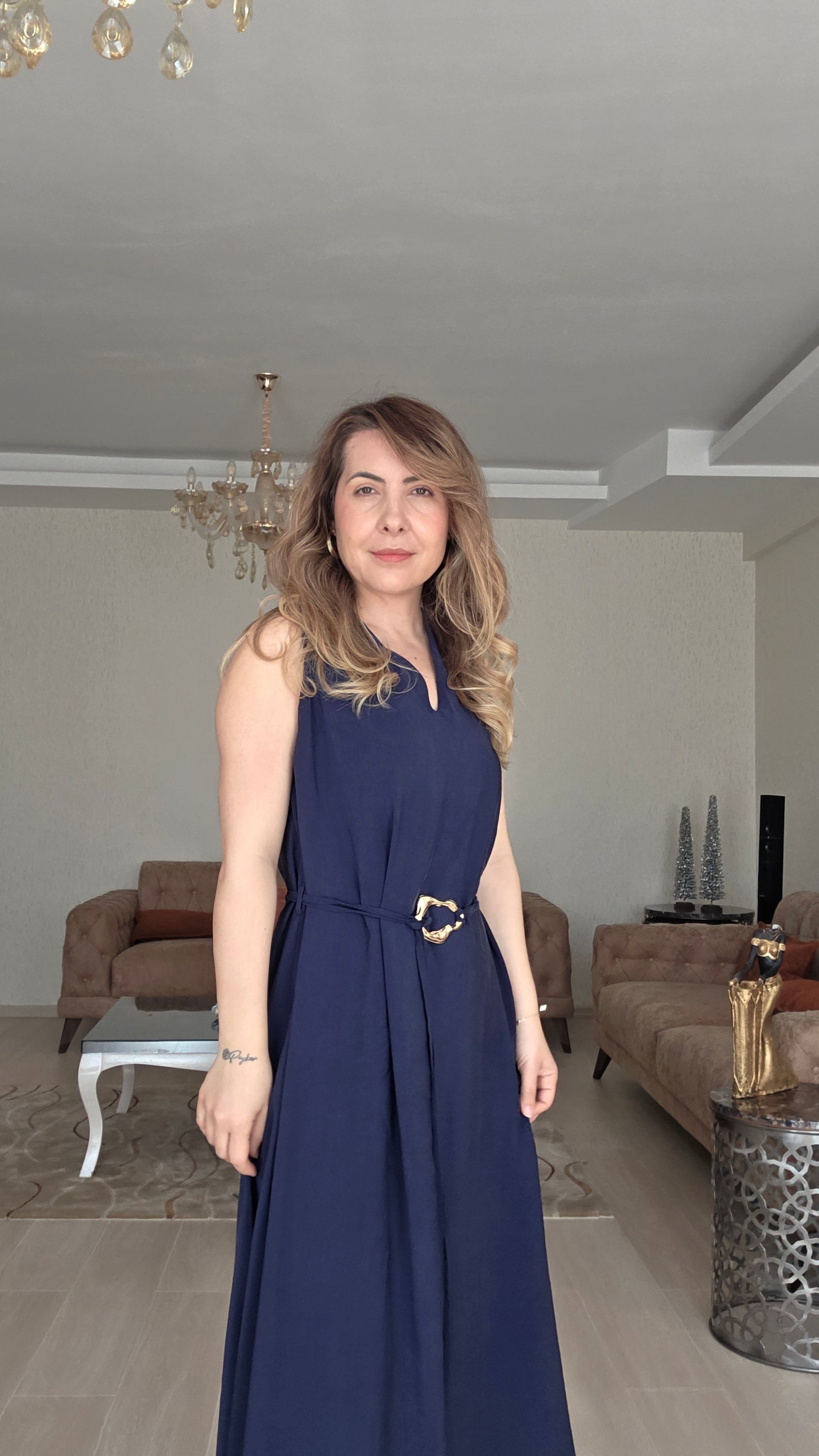 Laci Tensel Uzun Elbise