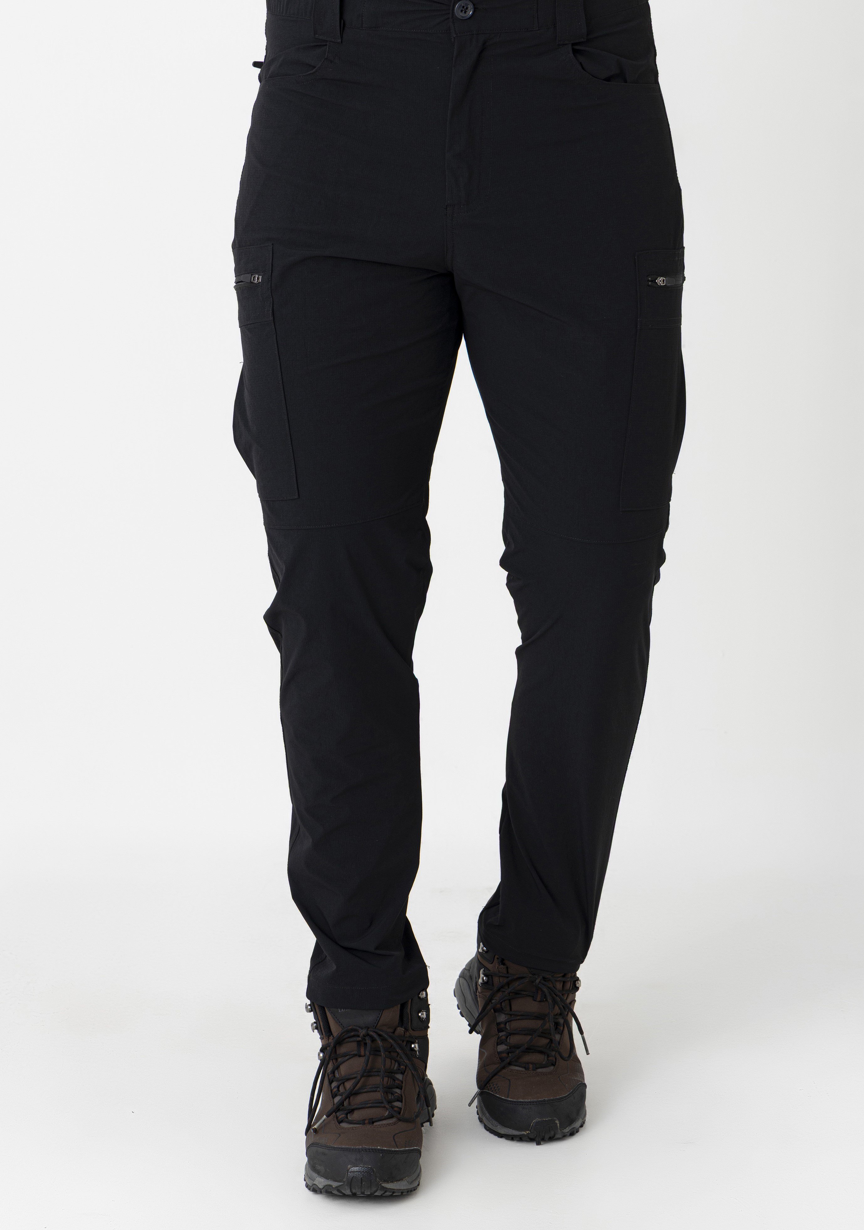 CROZWİSE OUTDOOR DAR PAÇA ERKEK PANTOLON SİYAH