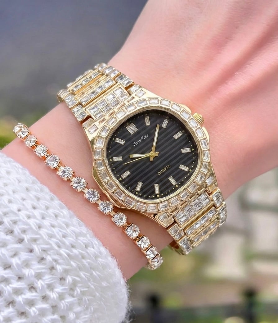 EŞREF TAŞLI PATEK | SARI-SİYAH ST111