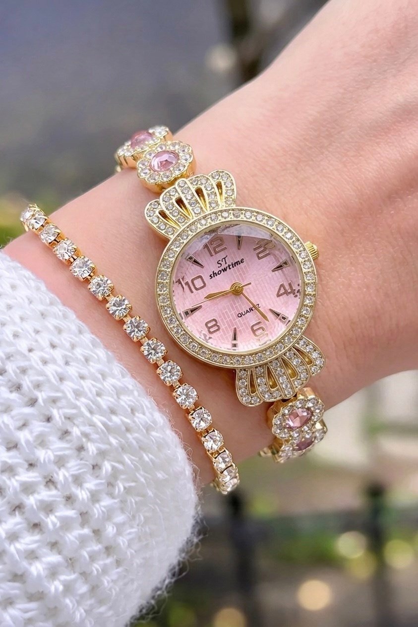 RENKLİ BONCUK | SARI-PEMBE ST56