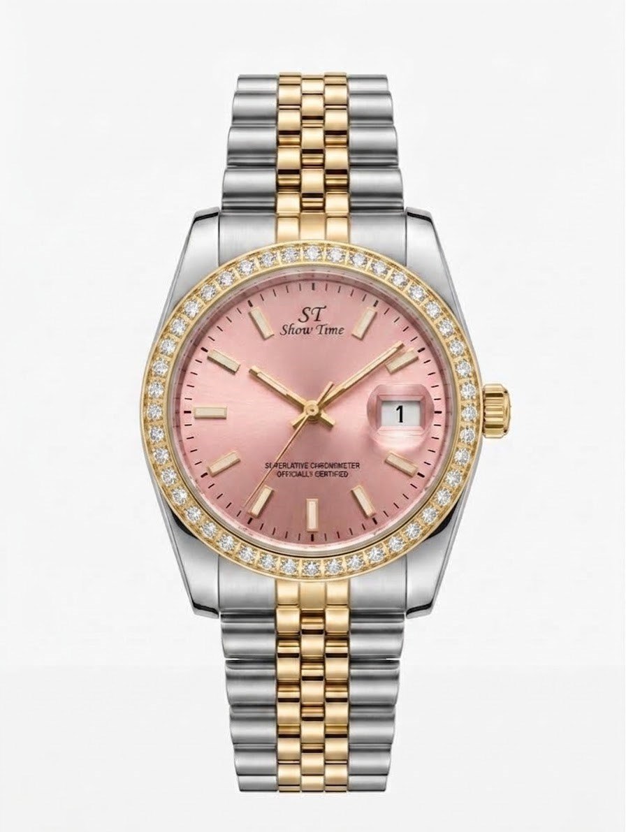 SHOWTİME 36MM Bayan King Sarı beyaz pembe ST665
