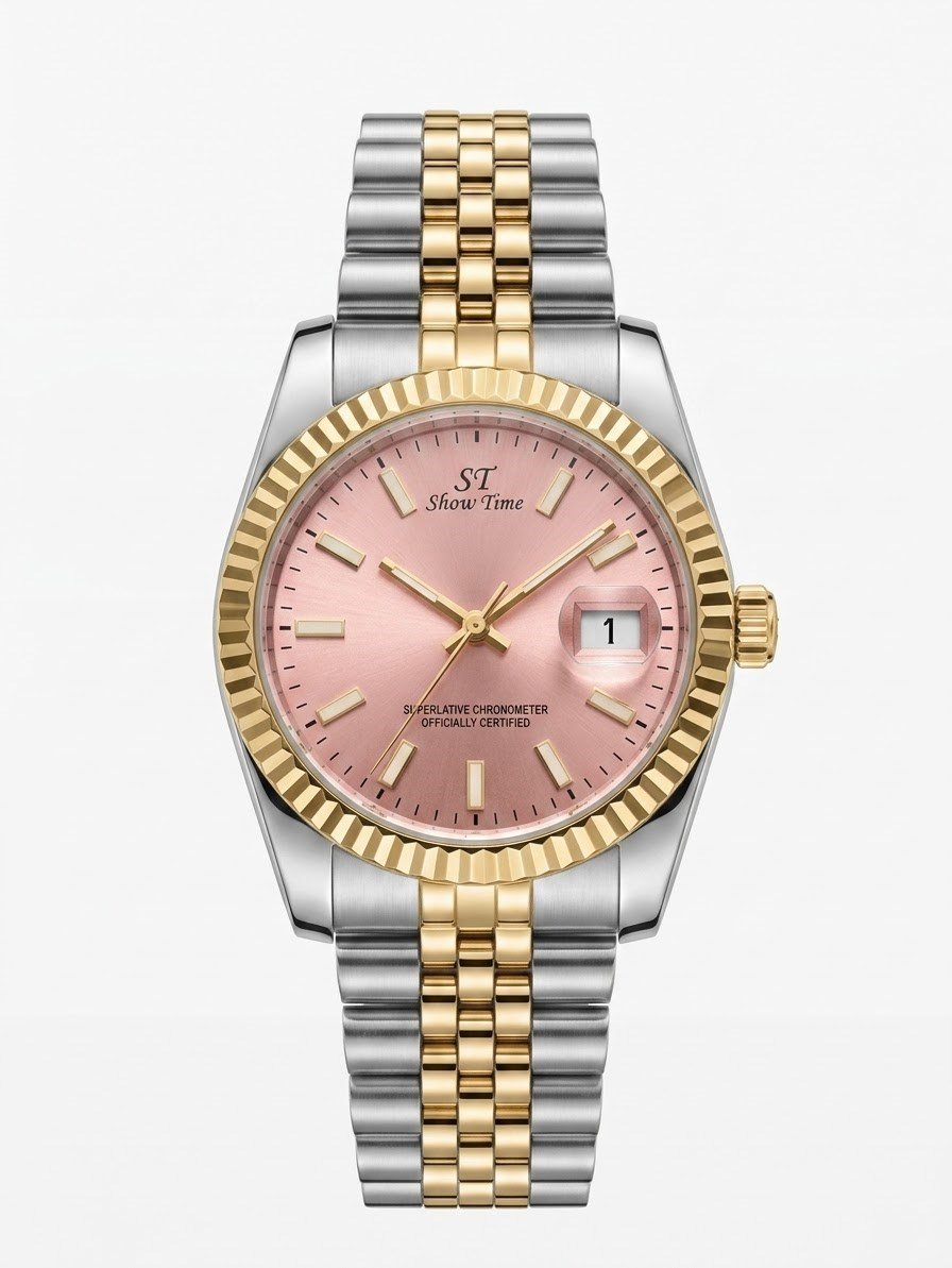 SHOWTİME 36MM Bayan King Sarı Beyaz Pembe ST647