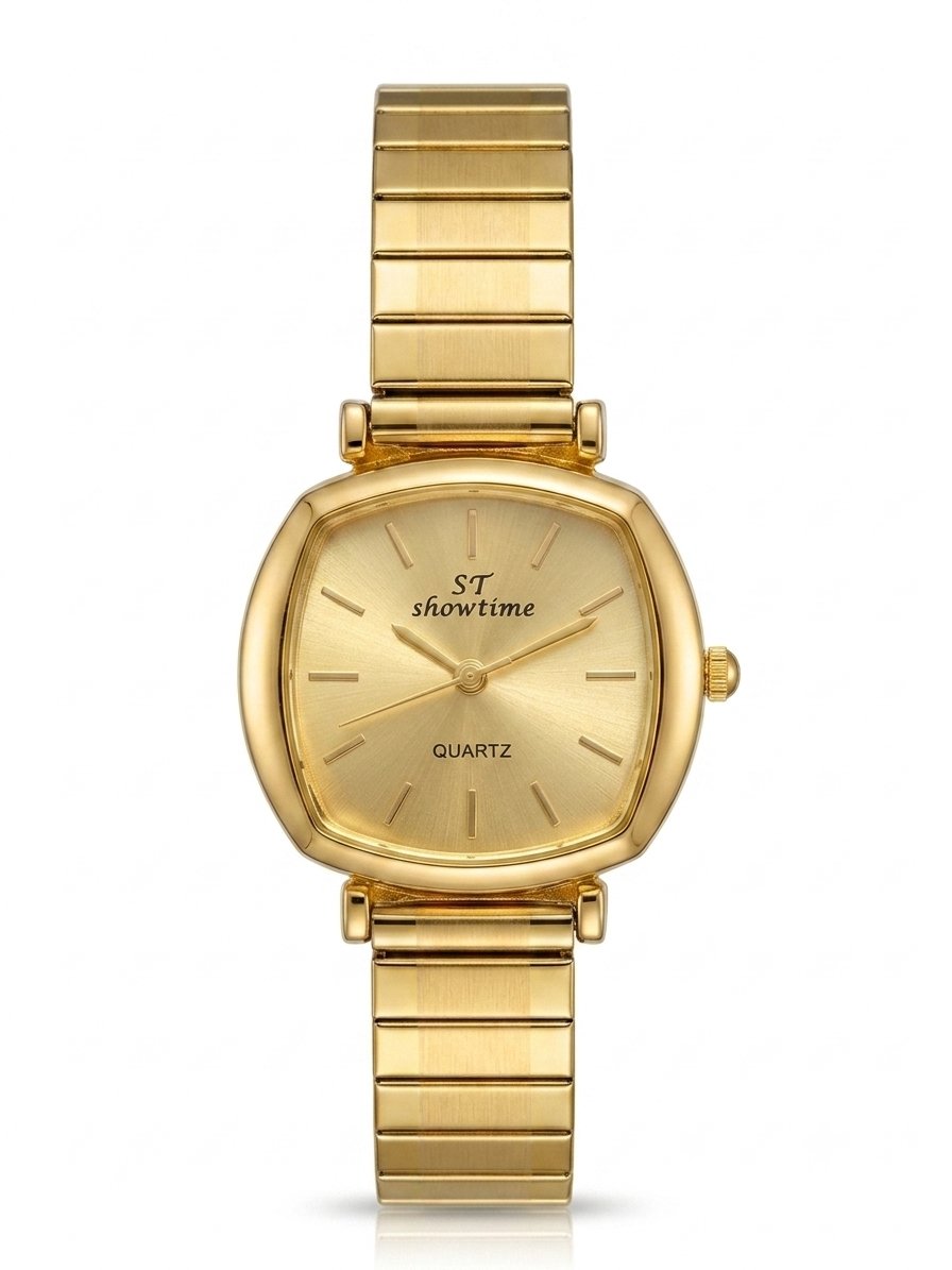 SHOWTİME Bayan Kare Yaylı Gold ST571