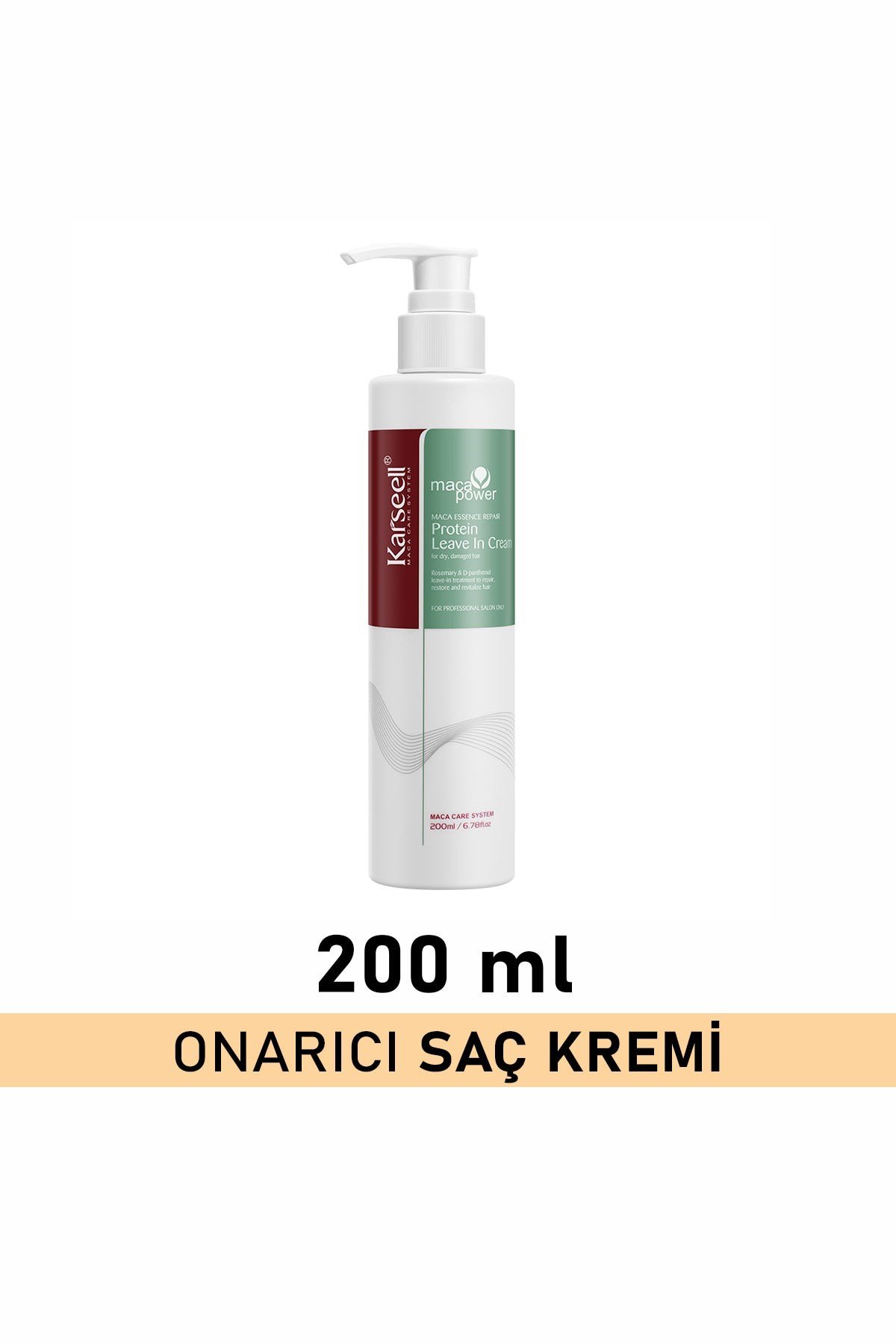 Karseell Proteinli Durulanmayan Onarıcı Repair Saç Kremi 200 ml